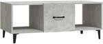 vidaXL Couchtisch Betongrau 102x50x40 cm Holzwerkstoff Modell 6