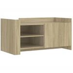 vidaXL Couchtisch Sonoma-Eiche 100x50x50 cm Holzwerkstoff