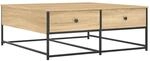 vidaXL Couchtisch Sonoma-Eiche 100x99x40 cm Holzwerkstoff