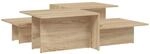 vidaXL Couchtische 2 Stk. Sonoma-Eiche Holzwerkstoff