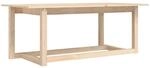 vidaXL Couchtisch 110x55x45 cm Massivholz Kiefer Modell 3