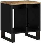 vidaXL Beistelltisch 40x31x46 cm Massivholz Mango & Holzwerkstoff