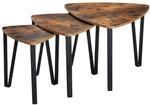 holz4home Beistelltisch Radon 3er Set