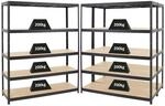 PROREGAL Mega Deal 3x Schwerlastregal Giant Elephant HxBxT 180 x 150 x 45 cm...
