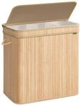 Songmics W&auml;schesammler Ronex 3 F&auml;cher 120, Beige