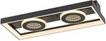 Paul Neuhaus LED-Deckenleuchte Traforo 6,2 cm x 45 cm x 20 cm Schwarz