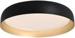 Just Light LED-Deckenleuchte Osko &Oslash; 57 cm x 11,5 cm Schwarz