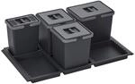 SOTECH Abfallsammler M&uuml;lleimer Metropolis 15L 10L 10L 6L mit Deckel...