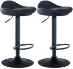 CLP 2er Set Barhocker Alisson Schwarz