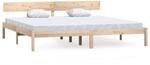 vidaXL Massivholzbett Kiefer 200x200 cm1135355