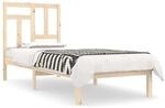 vidaXL Massivholzbett Kiefer 90x190 cm 3FT Single1179390