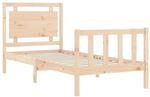 vidaXL Massivholzbett ohne Matratze 100x200 cm Kiefernholz 3192156