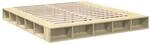 vidaXL Bettgestell Sonoma-Eiche 200x200 cm Holzwerkstoff 3280449