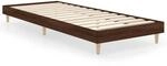 vidaXL Bettgestell ohne Matratze Braun Eichen-Optik 75x190 cm Holzwerkstoff 832108