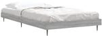 vidaXL Bettgestell Grau Sonoma 90x190 cm Holzwerkstoff 832307