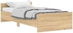 vidaXL Bettgestell Sonoma-Eiche 90x200 cm Holzwerkstoff Modell 31907908