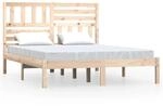 vidaXL Massivholzbett Kiefer 120x190 cm 4FT Small Double1052731