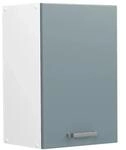 Vicco H&auml;ngeschrank R-Line H&auml;ngender K&uuml;chenschrank Blau-Grau/Wei&szlig; 40 cm