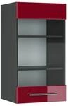 Vicco K&uuml;chenglasschrank Fame-Line Glash&auml;ngeschrank Bordeaux...