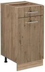 Vicco K&uuml;chenunterschrank R-Line Artisan-Eiche/Goldkraft Eiche 40 cm ohne