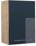 Vicco H&auml;ngeschrank Fame-Line Dunkelblau Hochglanz/Goldkraft Eiche 50 cm