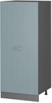Vicco Hochschrank R-Line K&uuml;chenkommode Blau-Grau/Anthrazit 60 cm