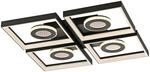 Paul Neuhaus LED-Deckenleuchte Traforo 6,2 cm x 53 cm x 53 cm Schwarz
