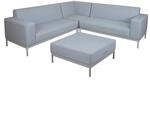 MCW Ecksofa C47 Couch Wasserabweisend 245cm Blau ohne Ablage