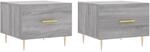 vidaXL Couchtische 2 Stk. Grau Sonoma 50x50x40 cm Holzwerkstoff Modell 4