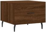 vidaXL Couchtisch Braun Eichen-Optik 50x50x40 cm Holzwerkstoff Modell 7