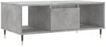 vidaXL Couchtisch Betongrau 90x50x36,5 cm Holzwerkstoff Modell 2