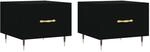 vidaXL Couchtische 2 Stk. Schwarz 50x50x40 cm Holzwerkstoff Modell 8