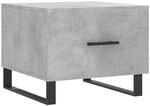 vidaXL Couchtisch Betongrau 50x50x40 cm Holzwerkstoff Modell 8