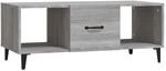 vidaXL Couchtisch Grau Sonoma 102x50x40 cm Holzwerkstoff Modell 1