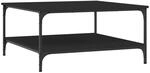 vidaXL Couchtisch Schwarz 80x80x40 cm Holzwerkstoff Modell 1