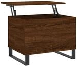 vidaXL Couchtisch Braun Eichen-Optik 60x44,5x45 cm Holzwerkstoff Modell 5