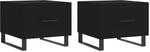 vidaXL Couchtische 2 Stk. Schwarz 50x50x40 cm Holzwerkstoff Modell 5