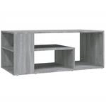 vidaXL Couchtisch Grau Sonoma 100x50x40 cm Holzwerkstoff Modell 1