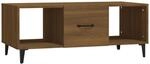 vidaXL Couchtisch Braun Eichen-Optik 102x50x40 cm Holzwerkstoff Modell 7