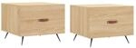 vidaXL Couchtische 2 Stk. Sonoma-Eiche 50x50x40 cm Holzwerkstoff Modell 8