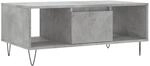 vidaXL Couchtisch Betongrau 90x50x36,5 cm Holzwerkstoff Modell 10