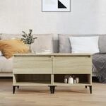 vidaXL Beistelltische 2 Stk. Sonoma-Eiche 50x46x50 cm Holzwerkstoff