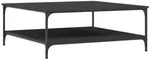 vidaXL Couchtisch Schwarz 100x100x40 cm Holzwerkstoff Modell 1 vidaXL Couchtisch Schwarz 100x100x40 cm Holzwerkstoff Modell 1