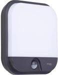 Oktaplex Au&szlig;enlampe mit Bewegungsmelder Cera IP54 1850lm Anthrazit 19,5W 230V
