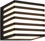 Telefunken LED-Outdoor-Wandleuchte IP54 11 cm x 11 cm x 10,5 cm Schwarz