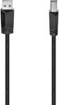 Hama USB-Kabel USB 2.0 480 Mbit/s Schwarz 1,5 m