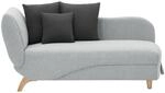 Vente-unique Recamiere Mit Schlaffunktion Penelope Hellgrau 160 cm