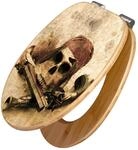 Banjado Design WC Sitz Bambus Holz Toilettendeckel Mit Absenkautomatik Klodeckel