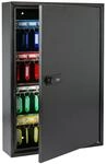 HMF 13664-02 Schl&uuml;sselschrank Zahlencode Schl&uuml;sselkasten Gro&szlig; 64 Haken 45 x...