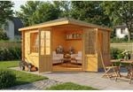 Alpholz Gartenhaus Monica Royal Spitzdach Tauchimpr&auml;gniert 375 cm x 375 cm